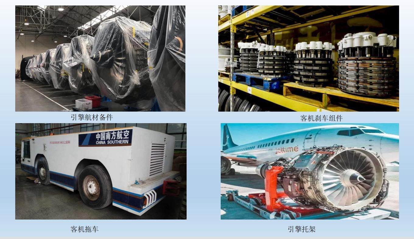 Aviation material sales
