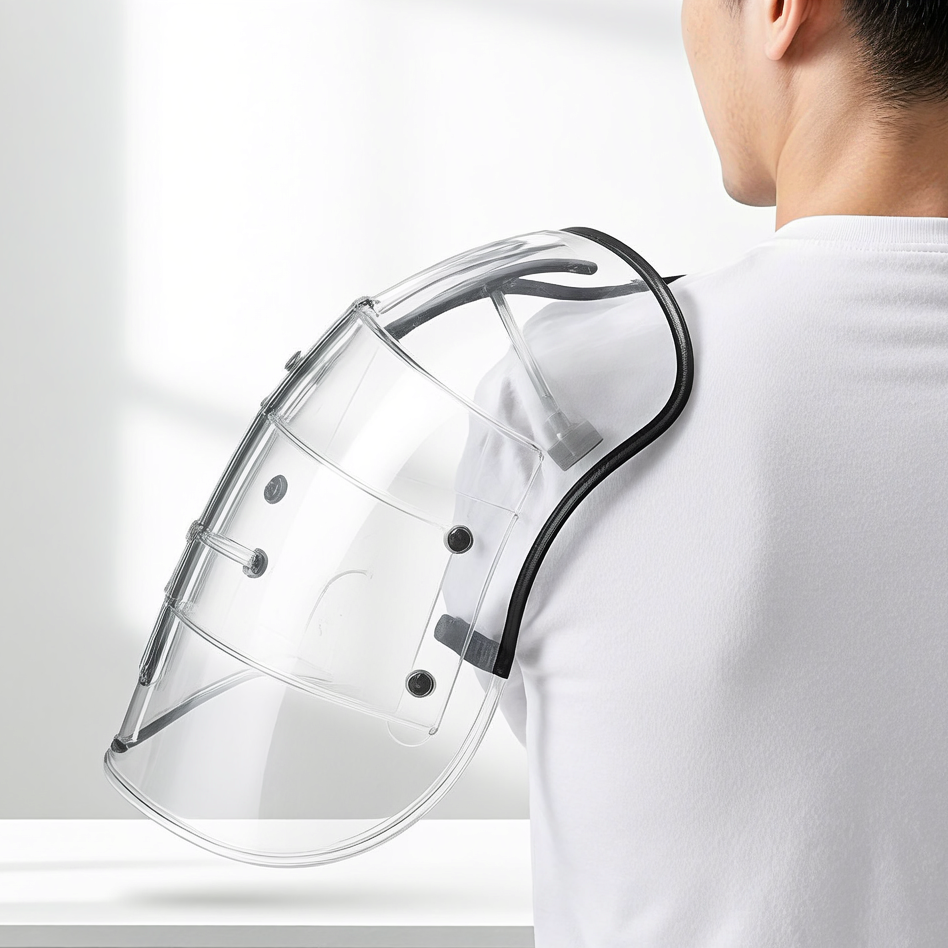 Transparent glass bulletproof vest