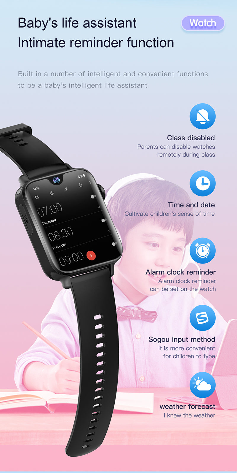 Smart watch Supports #Bluetooth #wireless #connection to play #music #remotely🎵Supports USB, #supports TF, supports SD reading, and also supports #AUX connection