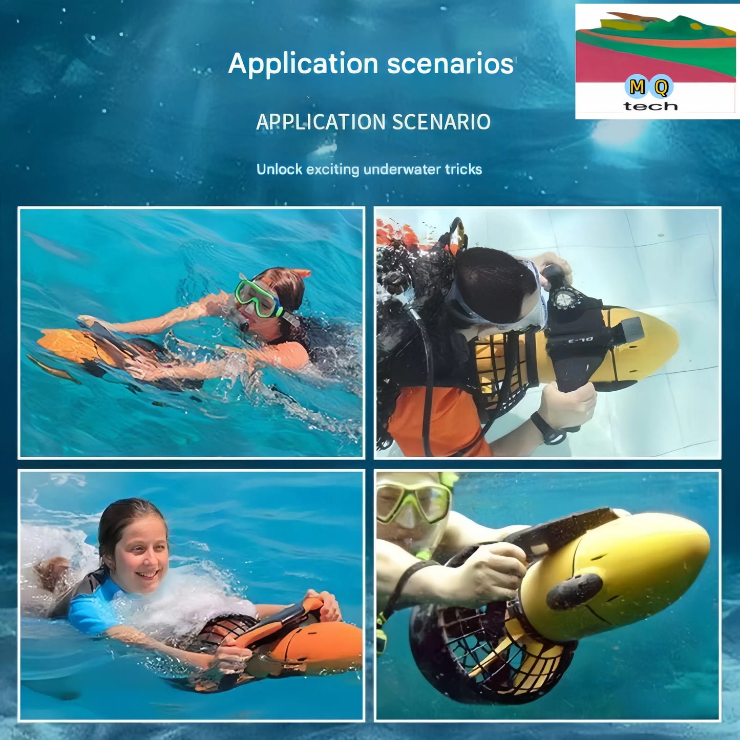 Explore the underwater world with the Poseidon Series Submersible Propelling Vehicle