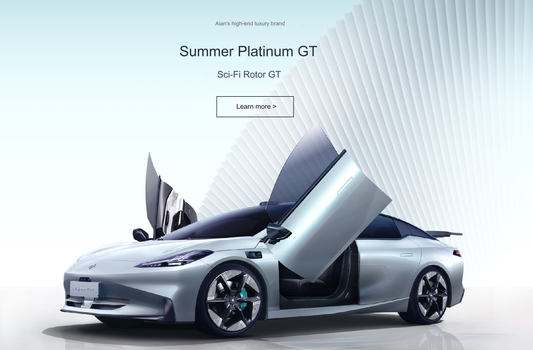 Aian's high-end luxury brand EV car