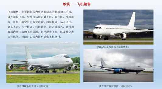 Aircraft sales