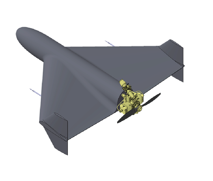 Military Folding Cruise Drone
