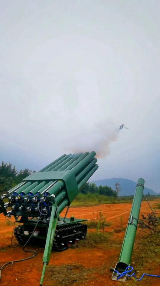 Rocket-assisted multi-tube launcher