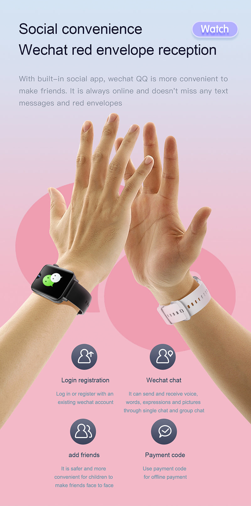 Smart watch Supports #Bluetooth #wireless #connection to play #music #remotely🎵Supports USB, #supports TF, supports SD reading, and also supports #AUX connection