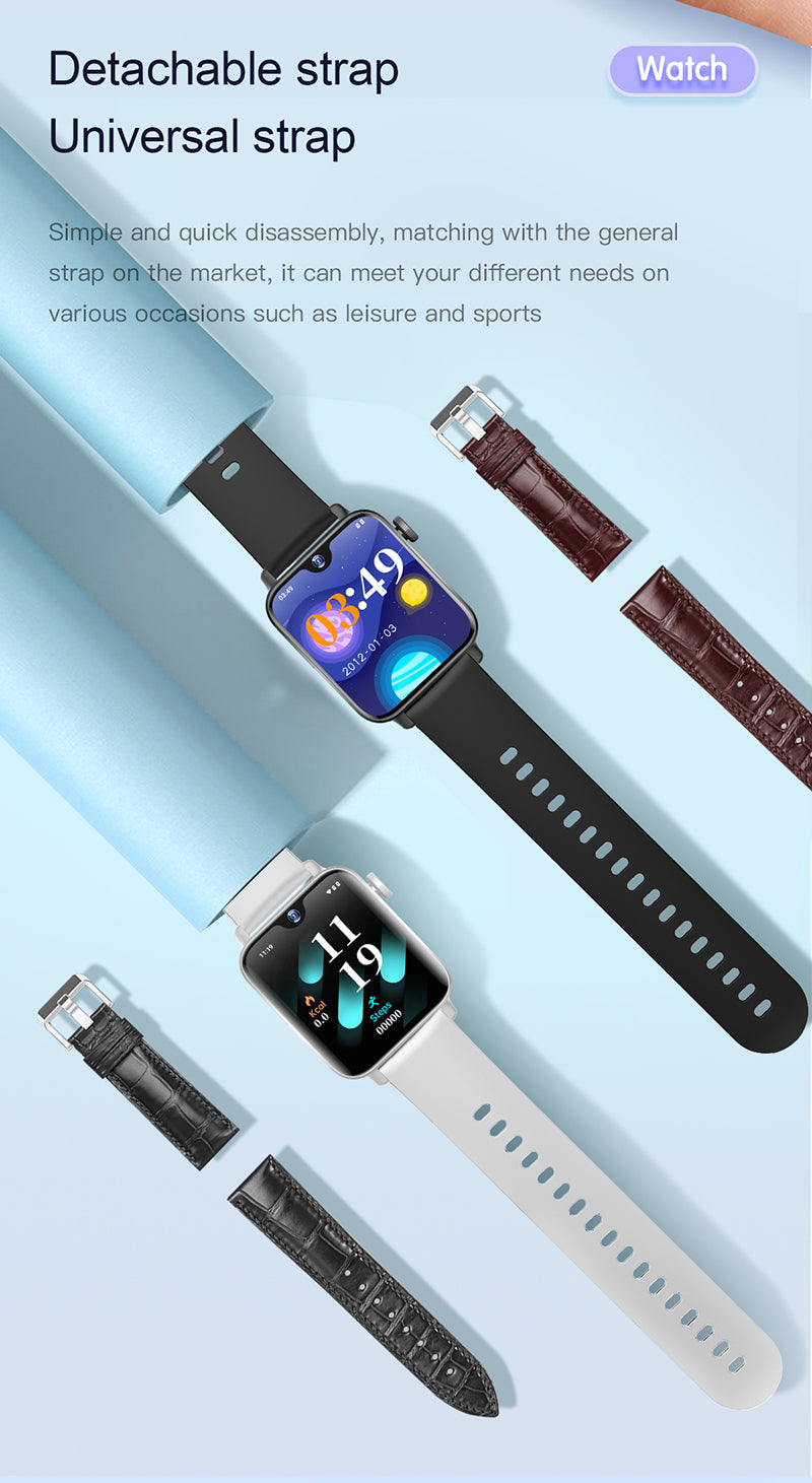 Smart watch Supports #Bluetooth #wireless #connection to play #music #remotely🎵Supports USB, #supports TF, supports SD reading, and also supports #AUX connection