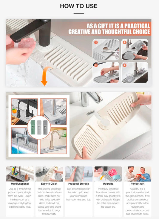 SILICONE DRAINING MAT