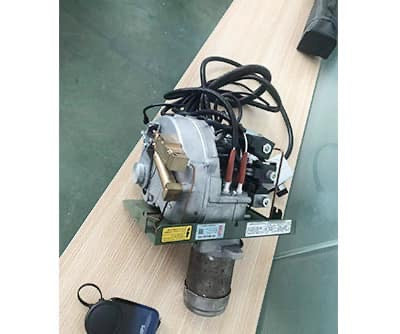 Three sections fire Riello  military marching stoves